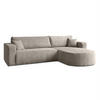 ECKSOFA SOPRANO mit Schlafunktion und Stauraum POSO 02 - Beige, Textil (271/175cm) - Lookway