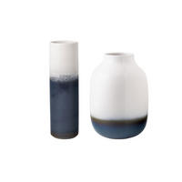 VASEN Lave Home weiß-blau 22 cm + 25 cm 2er Set - Blau/Weiß, Keramik (1cm) - like.Villeroy & Boch