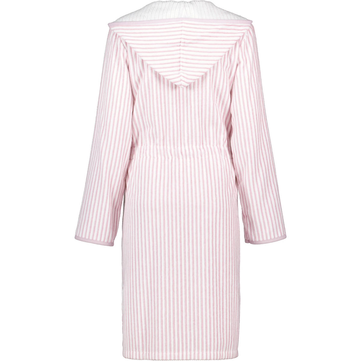 BADEMANTEL DAMEN REISSVERSCHLUSS 6416 MALVE - 22 - Rosa, Textil (Snull) - Cawoe