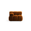 MODUL links Bellis aus Boucle ziegelrot - Orange, Textil (94/70/94cm) - Micadoni