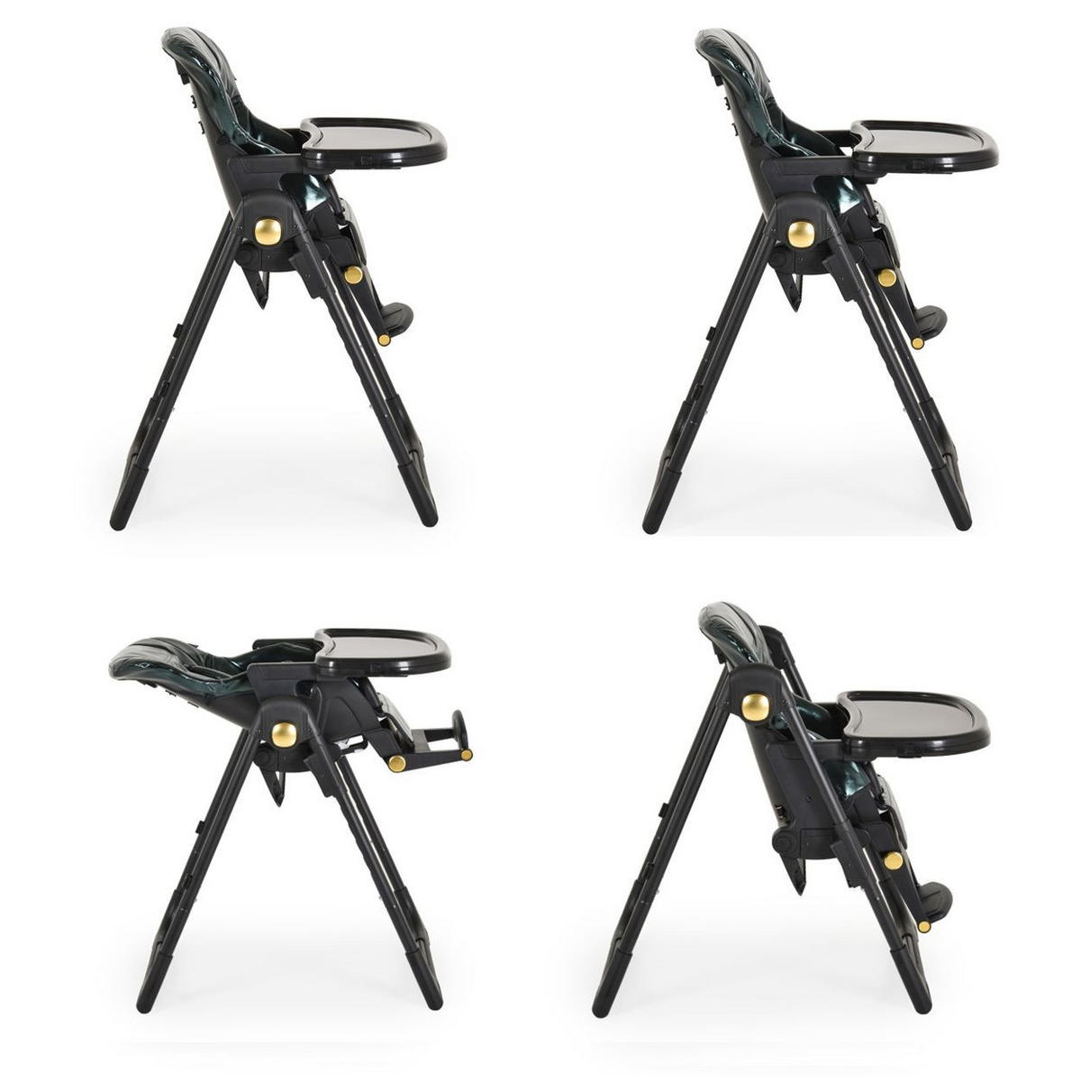 HOCHSTUHL Tiramisu 2in1 grün klappbar höhenverstellbar 5 Kipp-Position - Grün, Kunststoff (75/105/54cm) - Cangaroo