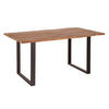 ESSTISCH MAMMUT Wild-Akazie Natur 160 cm - Schwarz/Braun, Holz/Metall (90/160/77cm) - riess-ambiente