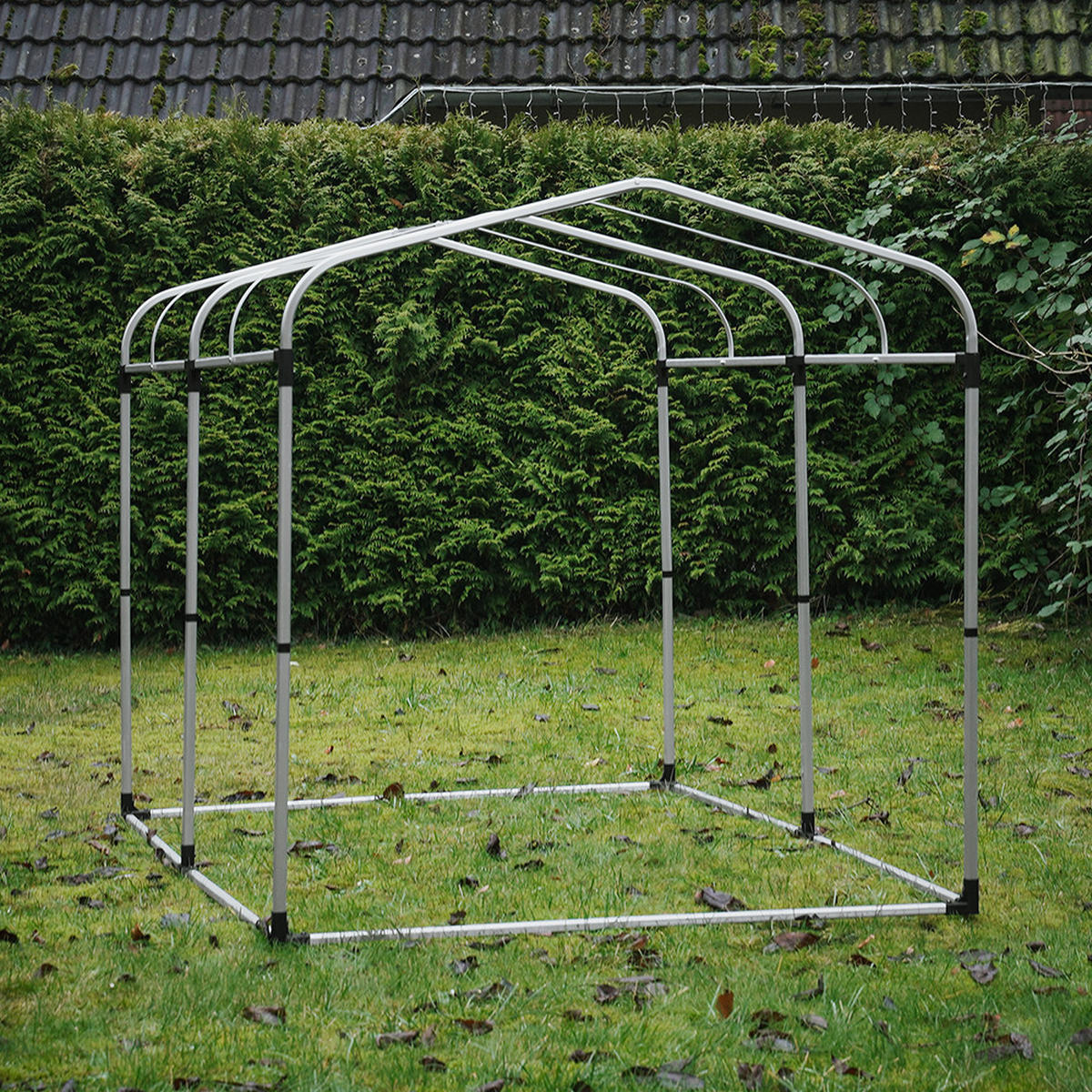 FAHRRADGARAGE Silber-Aluminium - Silberfarben, Metall (159/165/219cm) - SoBuy