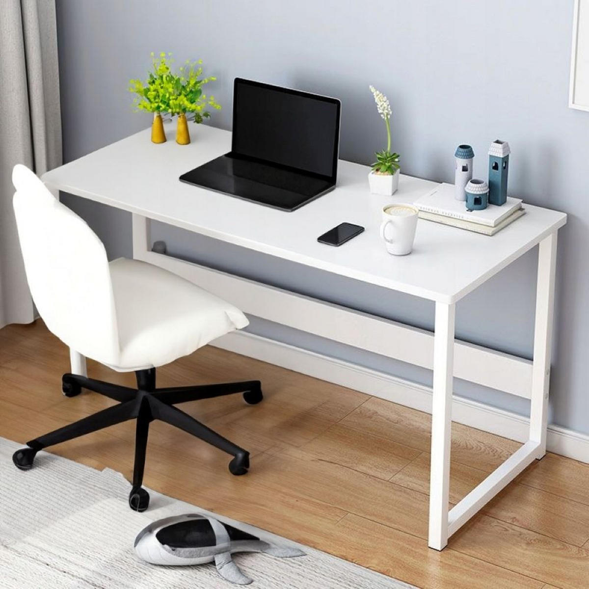 SCHREIBTISCH, weiß 80/37/73 cm - Weiß, Holzwerkstoff (40/86/6cm)