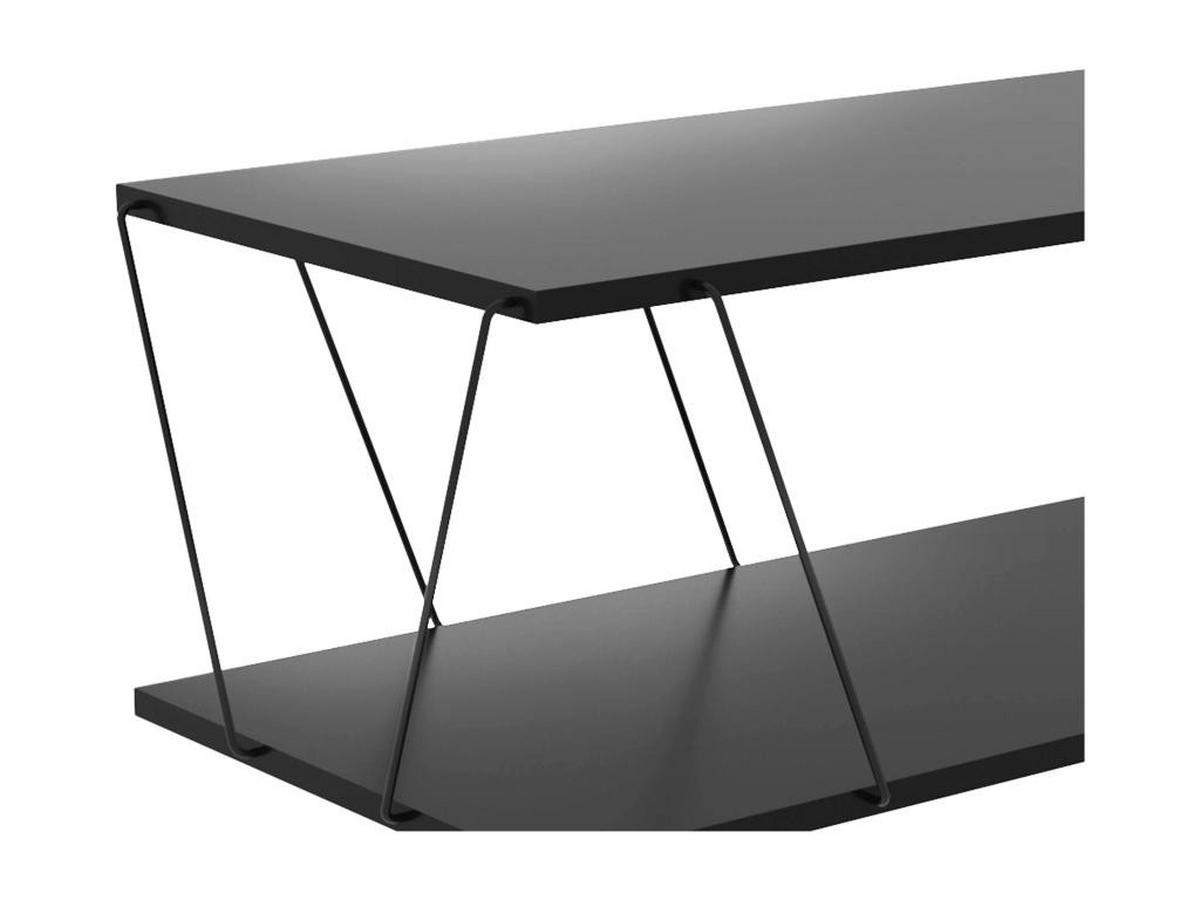 COUCHTISCH - Anthrazitgrau - DELORY - Anthrazit, Holz (120/50/30cm) - Vente-Unique
