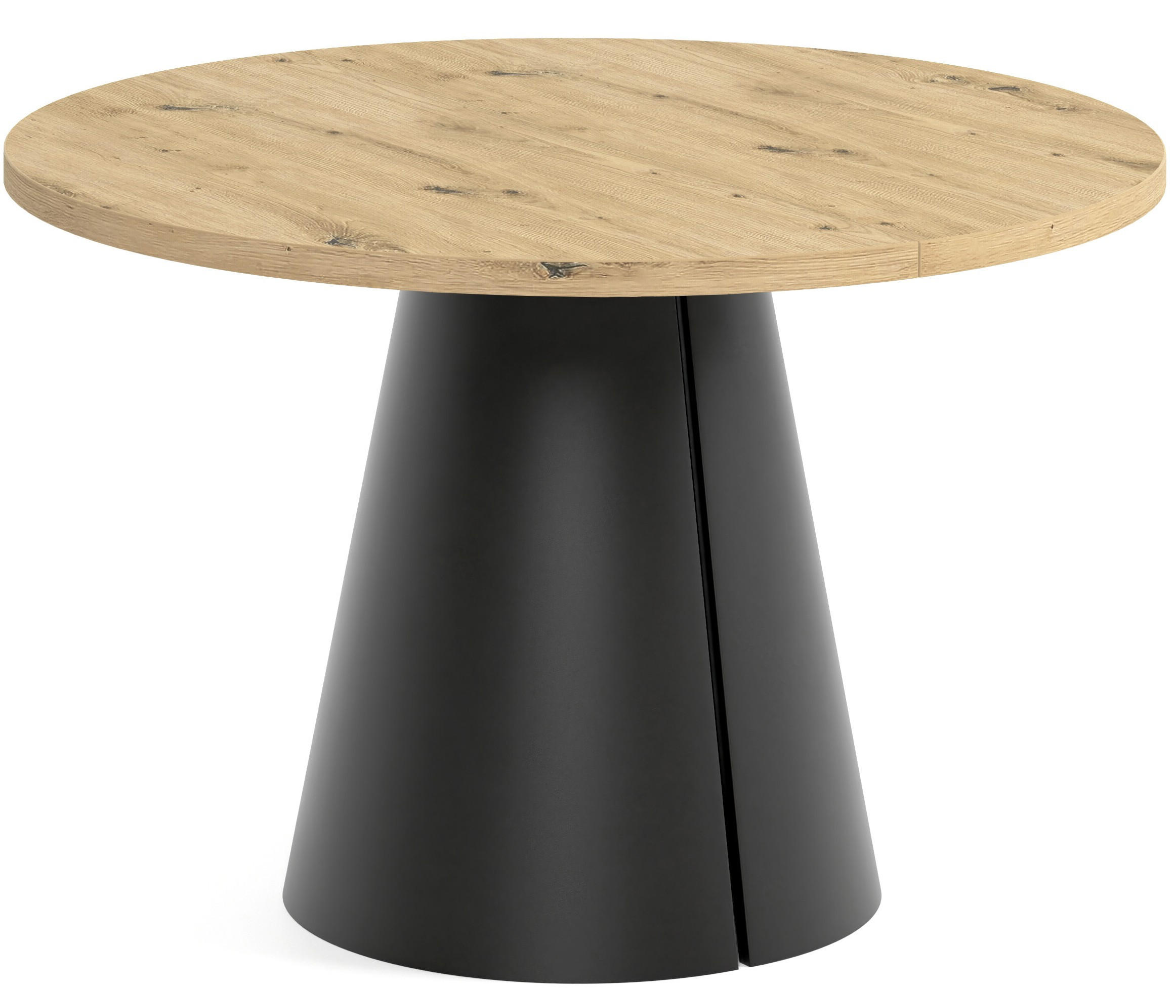 TISCH Schwarz ALMA Ausziehbar 120/196 cm - Eichefarben/Schwarz, Holzwerkstoff (2/120/76cm) - Sepro Meble