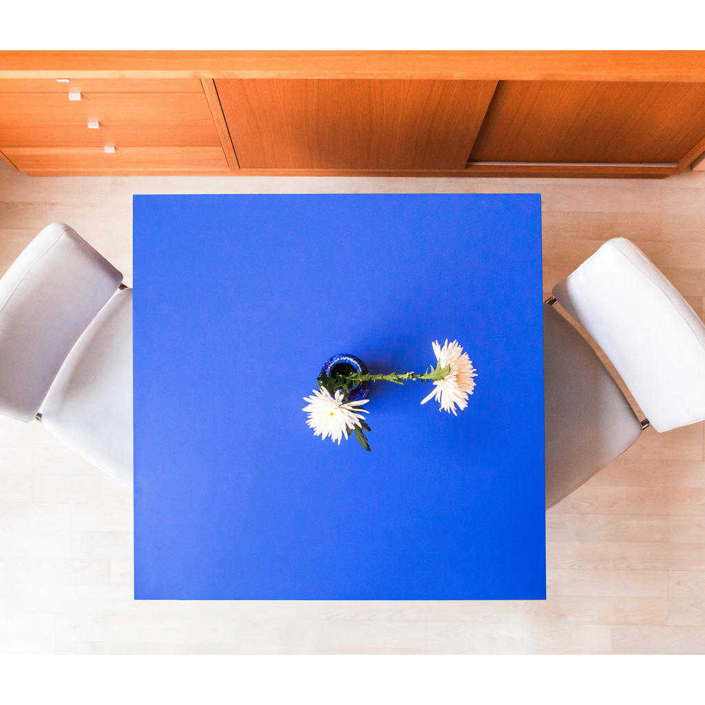 Thumbnail - RNT By Really Nice Things Esstisch, Blau, Holzwerkstoff, Quadratisch,Quadratisch, 100x75x100 cm, Esszimmer, Tische, Esst...
