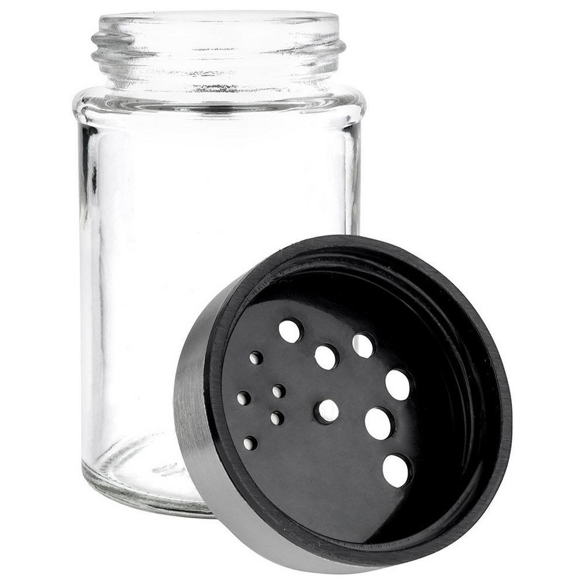 GEWÜRZDOSE Glaskörper/Streusieb 100 ml Transparent - Transparent, Glas (5/8.5/5cm) - Orion 