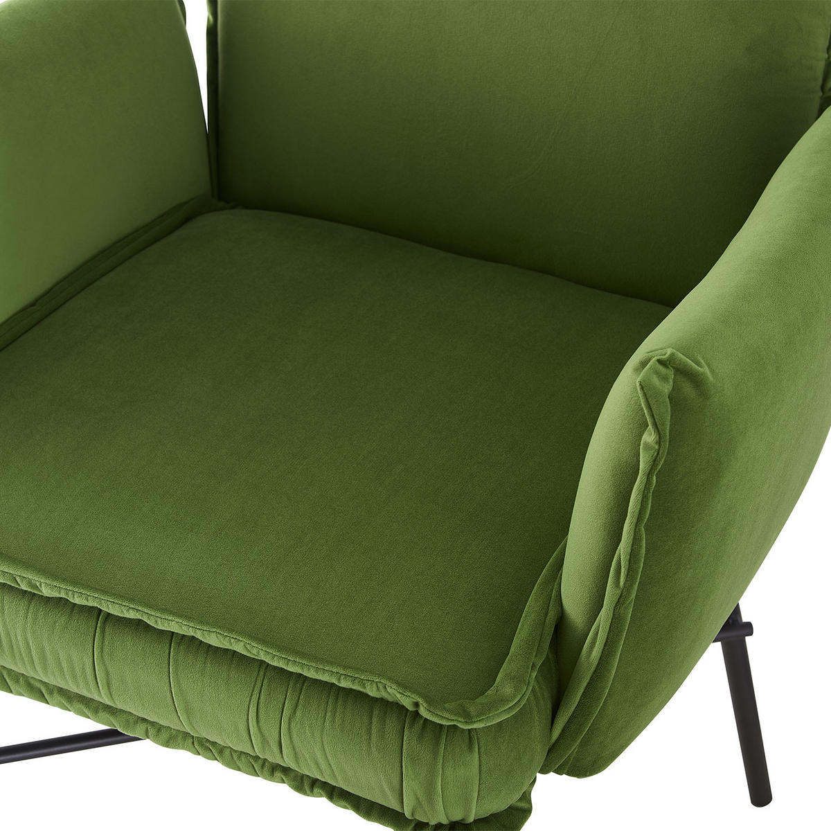 ARMLEHNSTUHL JÜRGEN Grün - Grün, Metall (63/84/63cm) - B&D Home