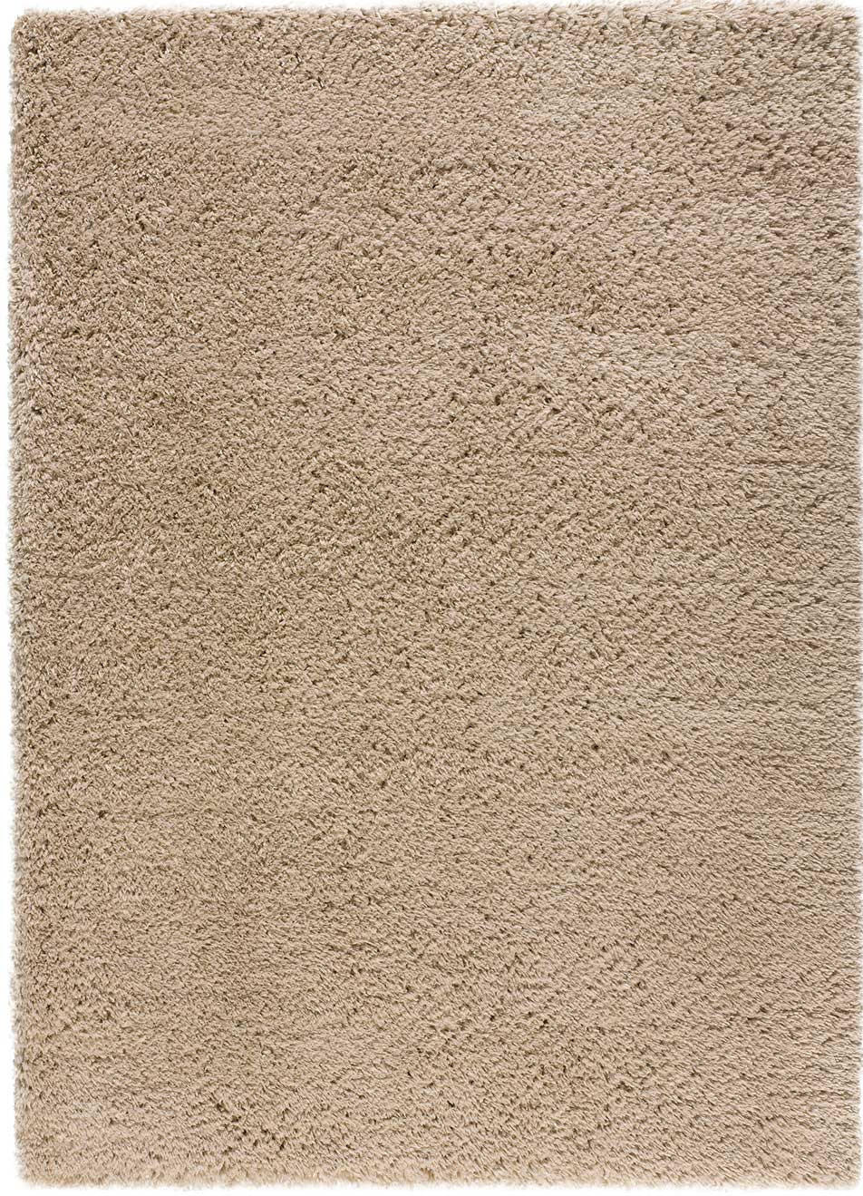 HOCHFLORTEPPICH Beige Shaggy Rec Beig 140/200 cm - Beige, Naturmaterialien/Textil (140/200cm) - Atticgo