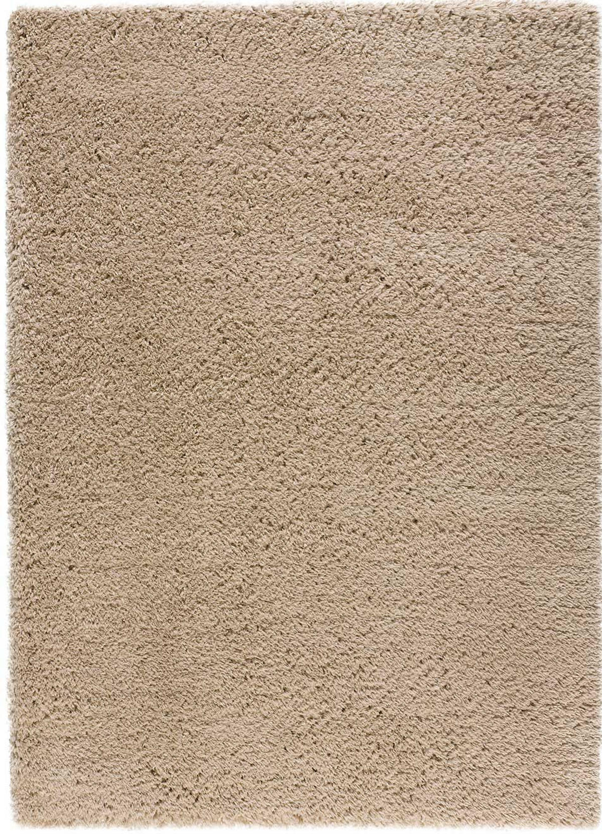 HOCHFLORTEPPICH Beige Shaggy Rec Beig 140/200 cm - Beige, Naturmaterialien/Textil (140/200cm) - Atticgo
