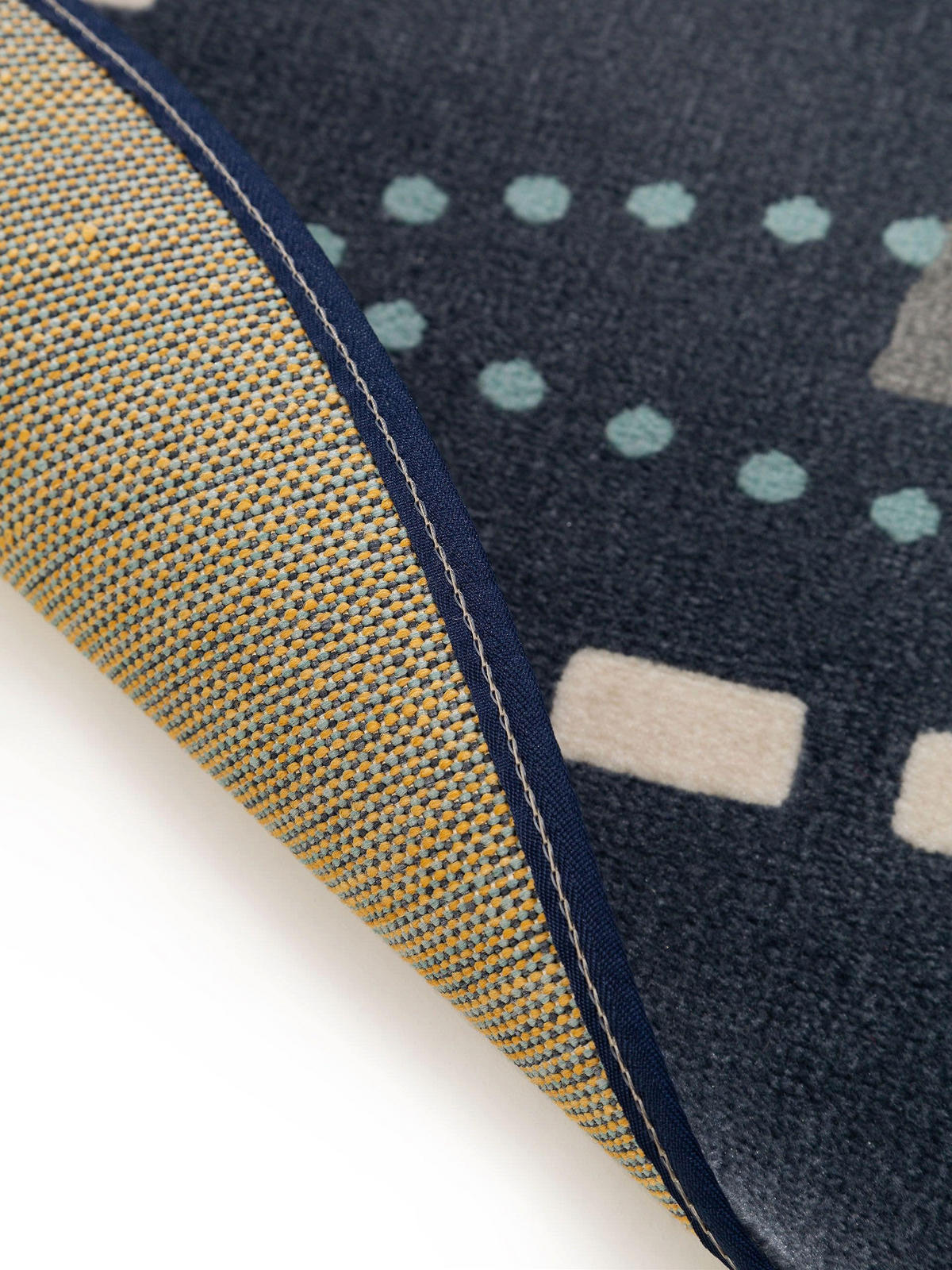 KINDERTEPPICH Juno Blau ø 120 cm rund - Blau, Textil (120/120cm) - Lytte