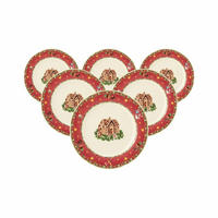 BROTTELLER Marieluise Weihnachtsnostalgie creme ø 17 cm 6er Set - Creme, Keramik (17.1cm) - Seltmann Weiden