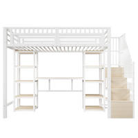 HOCHBETT Eisen 90/200 cm Weiß - Weiß, Metall - Raumix