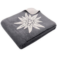 KUSCHELDECKE, 150/200cm, 60% Baumwolle, 40% Polyacryl, Grau - Grau, Naturmaterialien (150/200cm) - Zollner