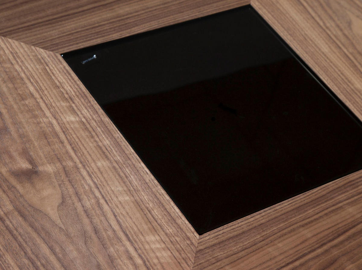 ESSTISCH Esstisch quadratisch Walnuss 150/150/79 cm - Walnussfarben/Schwarz, Holz (150/150/79cm) - ANGEL CERDA