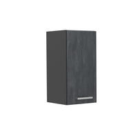 HÄNGESCHRANK R-Line Schwarz Beton 30 cm - Anthrazit/Schwarz, Holzwerkstoff (30/60/31cm) - Vicco