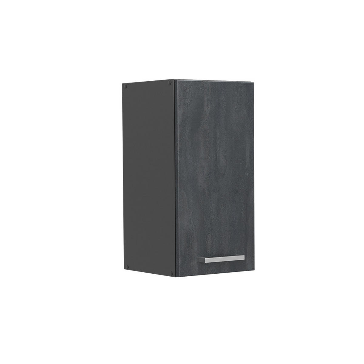 HÄNGESCHRANK R-Line Schwarz Beton 30 cm - Anthrazit/Schwarz, Holzwerkstoff (30/60/31cm) - Vicco