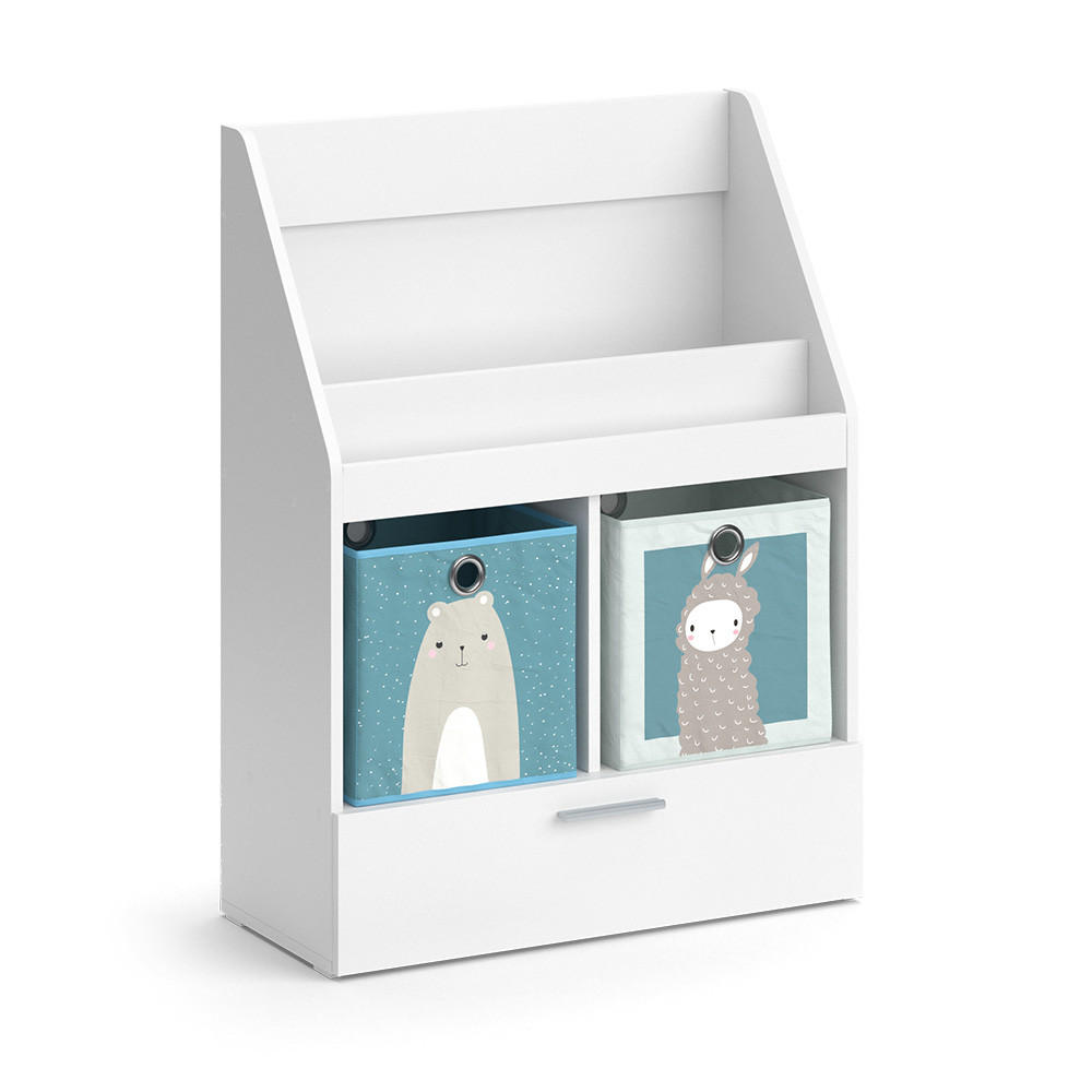 DĚTSKÁ POLIČKA Luigi Bílá - bílá, kompozitní dřevo (72/96.2/31.2cm) - Vicco