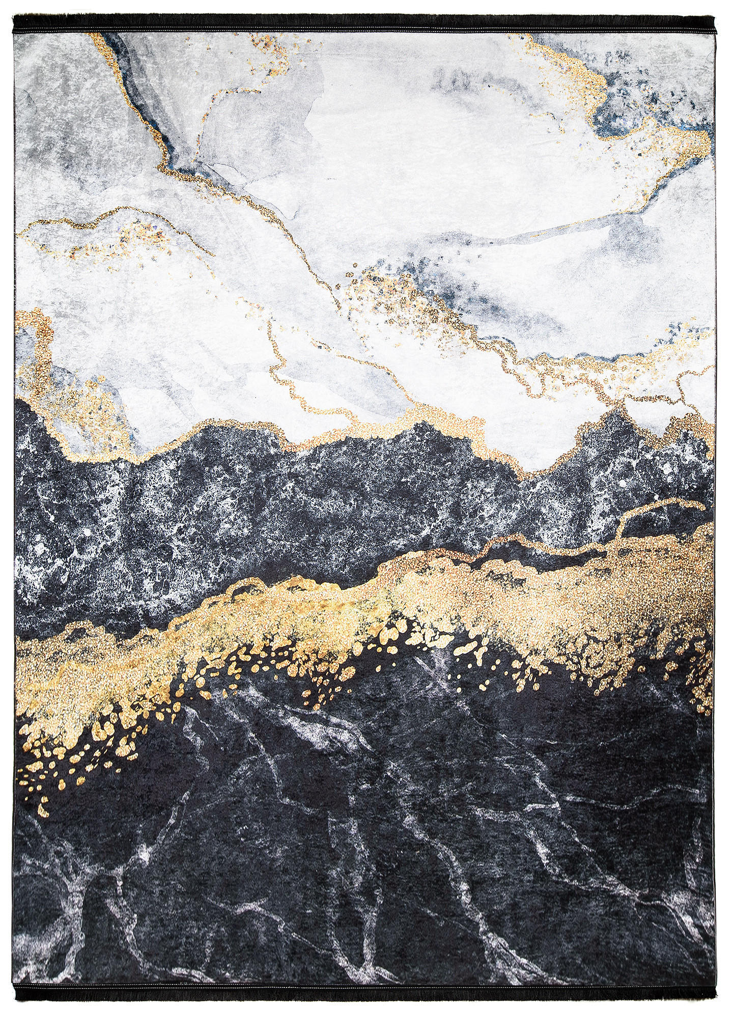 TEPPICH TOSCANA Schwarz 160/230 cm - Schwarz, Textil (160/230cm) - Tapiso