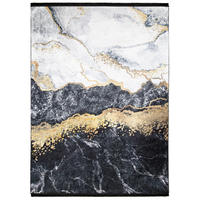 TEPPICH TOSCANA Schwarz 160/230 cm - Schwarz, Textil (160/230cm) - Tapiso