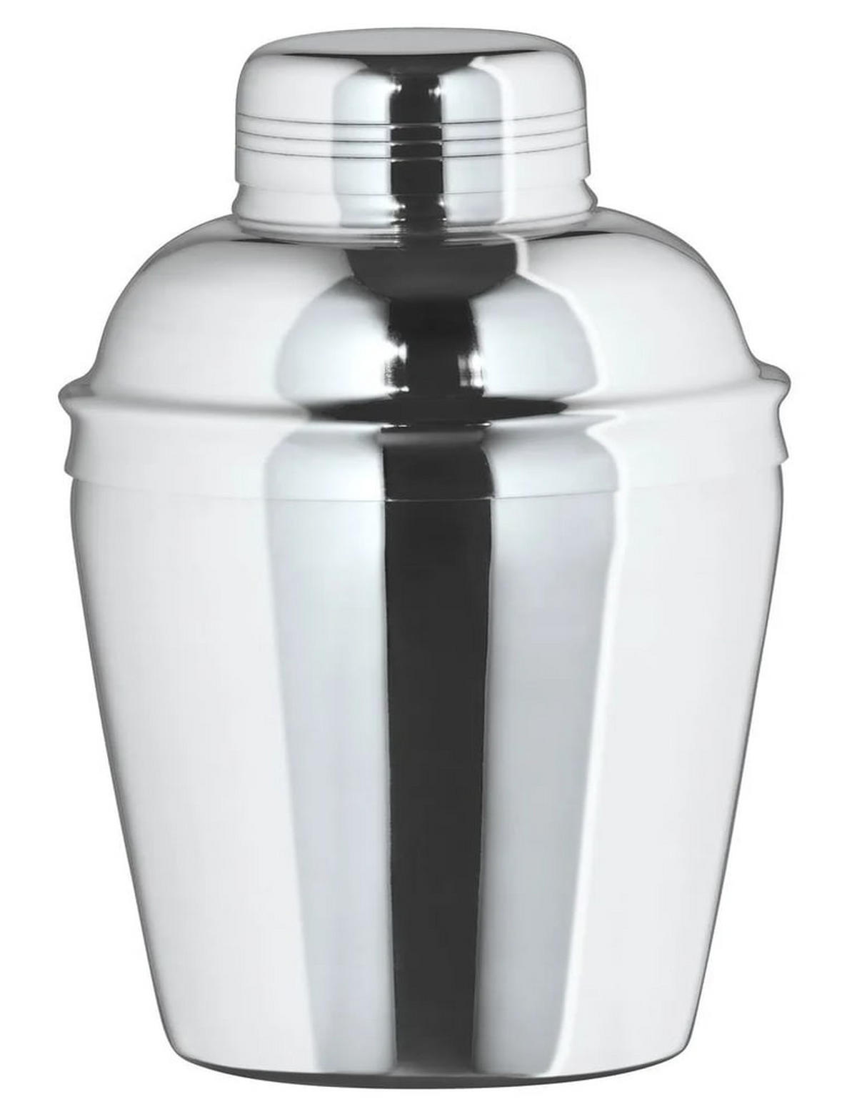 COCKTAILSHAKER 3-teilig, Edelstahl, 500 ml - Edelstahlfarben, Metall (9/21/9cm) - ich-zapfe