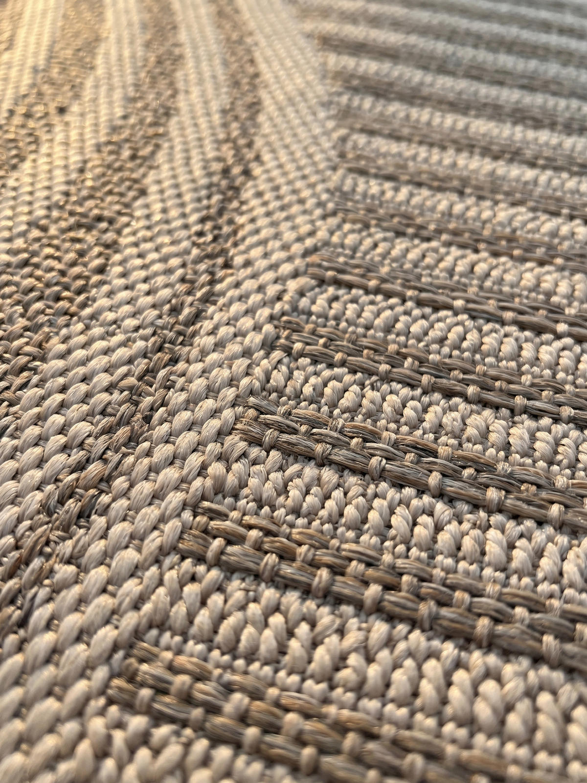TEPPICH Balkon Ethno Pflegeleicht Waschbar Terrasse Schadstoffgeprüft Beige 160x230 cm – VENTOUX - Beige, Textil (160/230cm) - KADIMA DESIGN