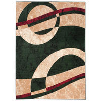 TEPPICH DREAM Grün Creme 60/100 cm - Creme/Grün, Textil (60/100cm) - Tapiso