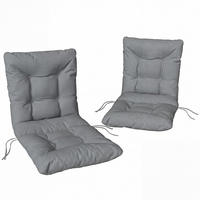 SITZKISSEN DE-09012 Hellgrau - Hellgrau, Textil (120/50/8cm) - ComfortXL