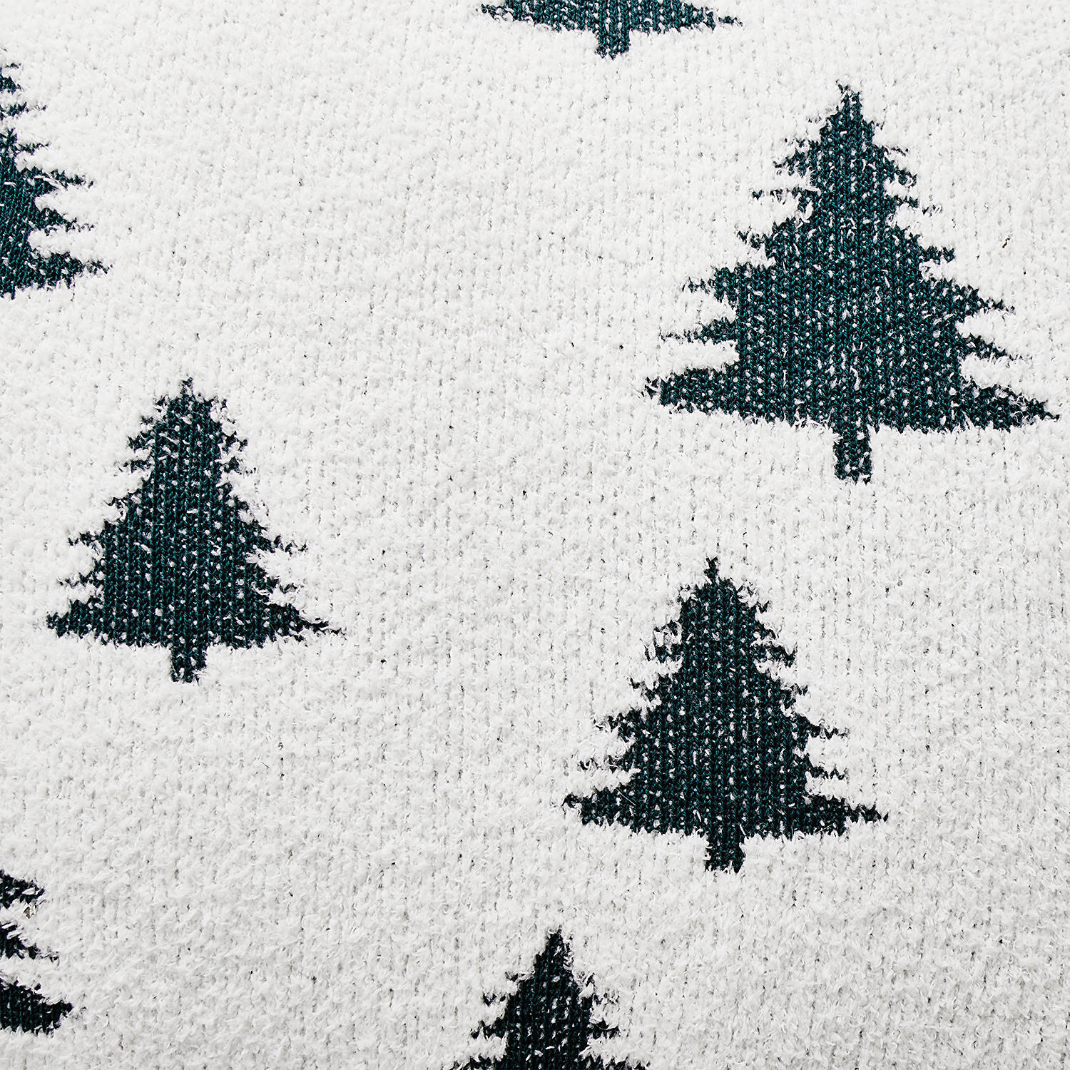KISSEN Trees - Dunkelgrün, Textil (50/50cm) - BUTLERS