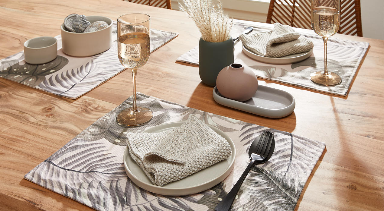 Tischset Textil Bordeaux