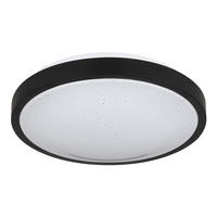 LED DECKENLEUCHTE Gregory Metall Schwarz - Schwarz, Metall (30/30/9cm) - Globo Lighting