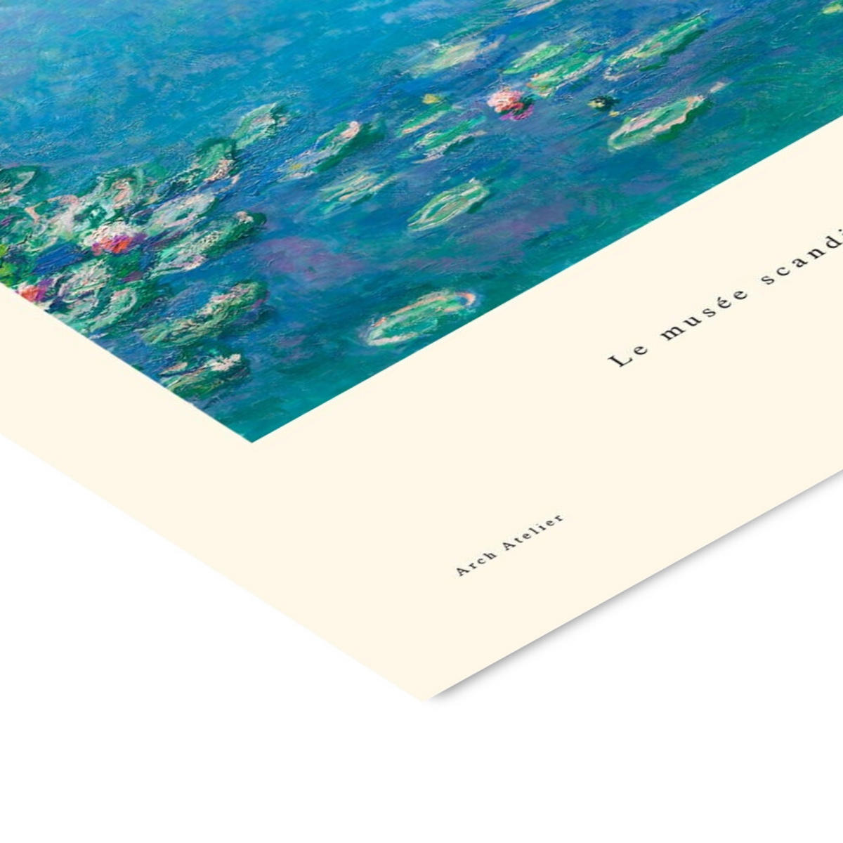 POSTER Arch Atelier - Claude Monet — Nénuphars - Blau, Papier (30/40/0.1cm) - Poster&Frame