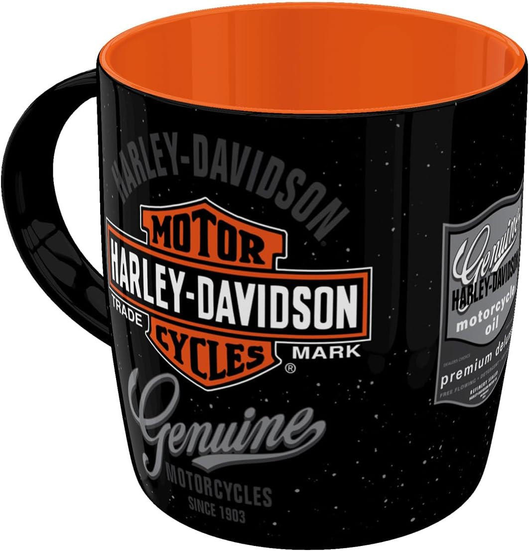 KAFFEETASSE 330 ml Harley-Davidson Genuine Logo - Multicolor, Keramik (0.33L) - Nostalgic-Art