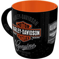 KAFFEETASSE 330 ml Harley-Davidson Genuine Logo - Multicolor, Keramik (0.33L) - Nostalgic-Art