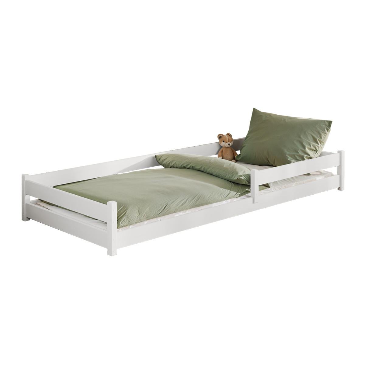 KREVET 90/200 Lily Bijeli - bijela, drvo (90/200cm) - Petits-meubles