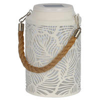 MINI-SOLARLATERNE RAINBOW weiß - Weiß, Metall (11.5/11.5/17.5cm) - Lumisky