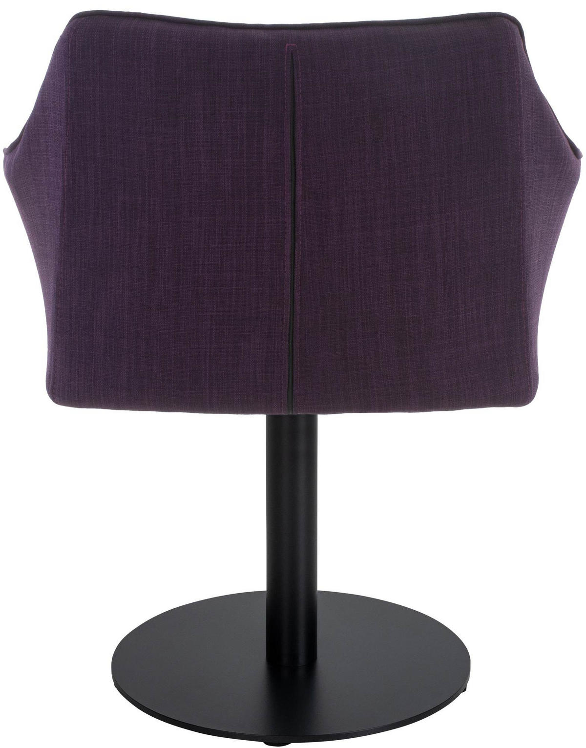 SESSEL Stoff lila - Lila/Schwarz, Textil/Metall (64/75/48cm) - CLP
