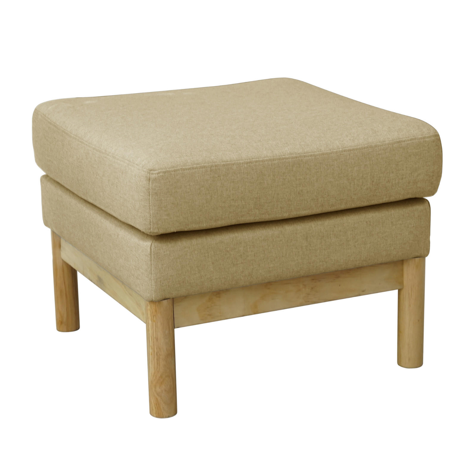HOCKER HOLLY Beige/Natur - Beige, Textil (56/44/56cm) - SVITA