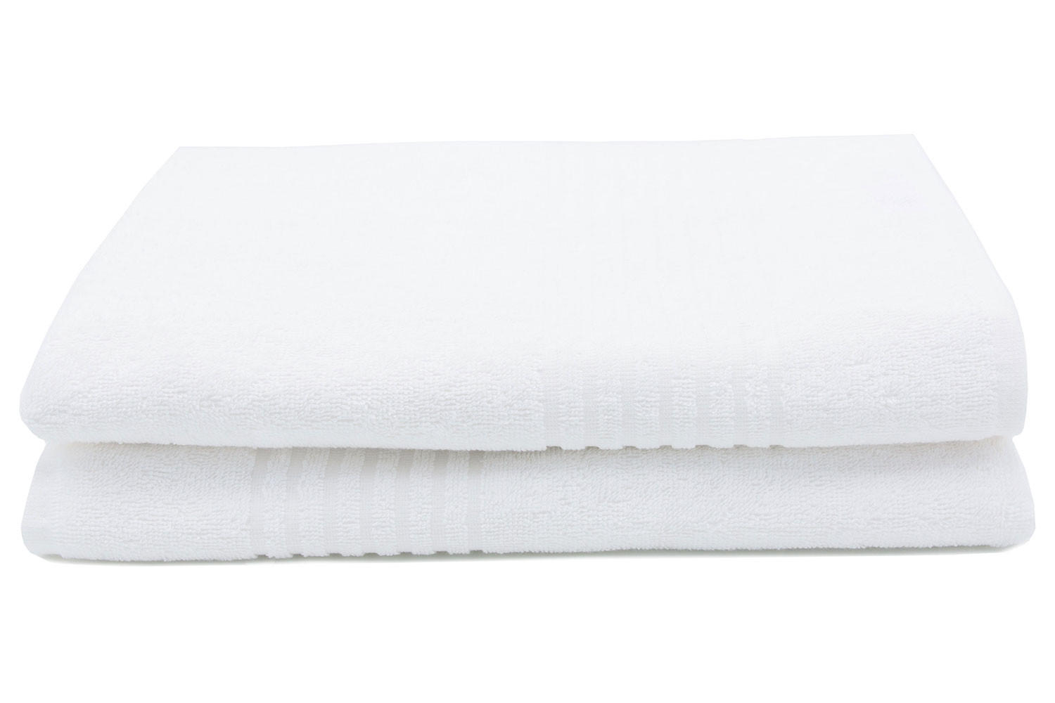 SAUNATUCH, 2er-Set, 70x180 cm, 100% Baumwolle, Weiß - Weiß, Textil (70/180cm) - Zollner