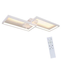 LED-DECKENLEUCHTE Vogtwall 29/7/60 cm - Weiß, Metall (60/29/7cm) - ZMH