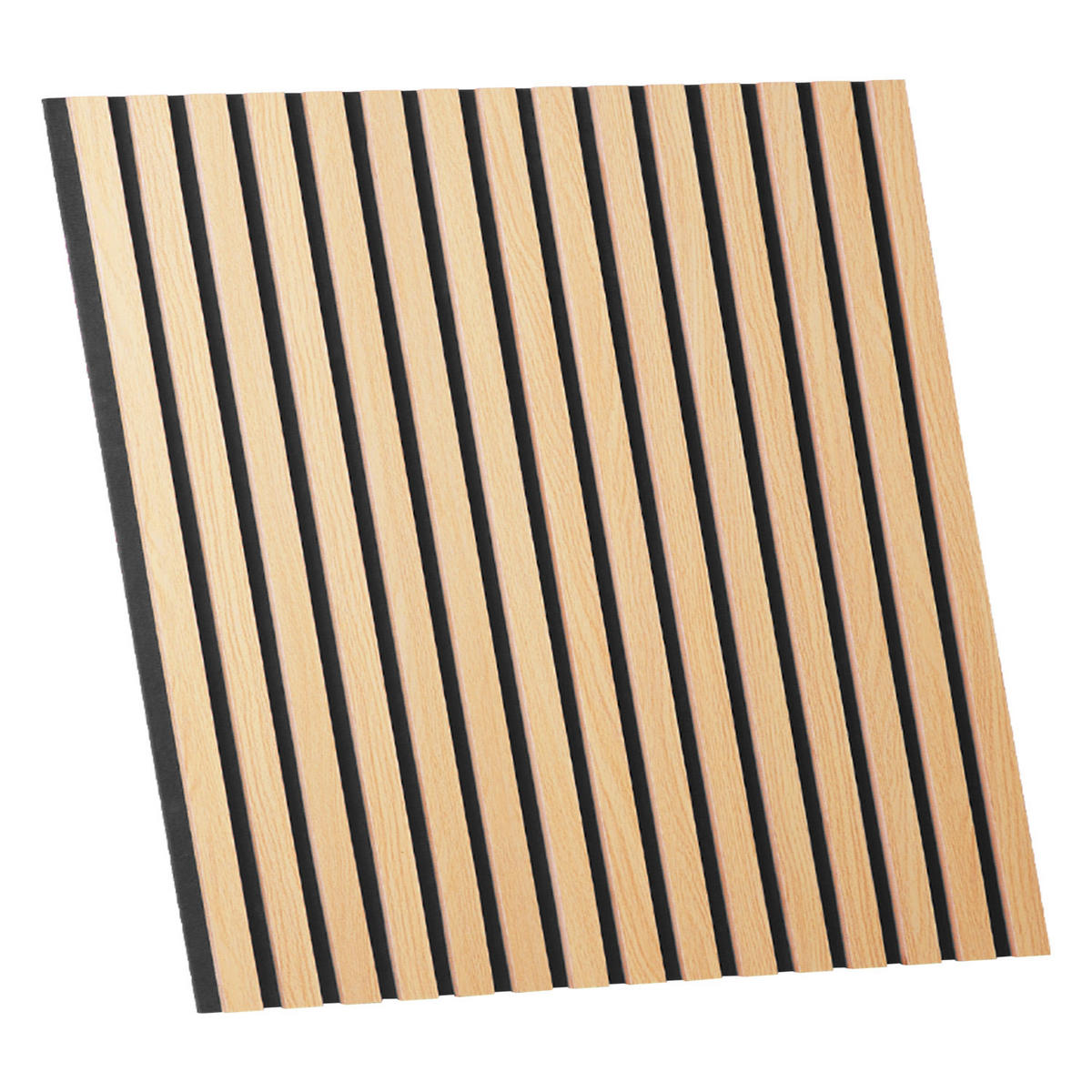 AKUSTIKPANEEL 60/60 cm 1 Stück Natur - Hellbraun, Holz (60/60/3cm) - Homestyle4u