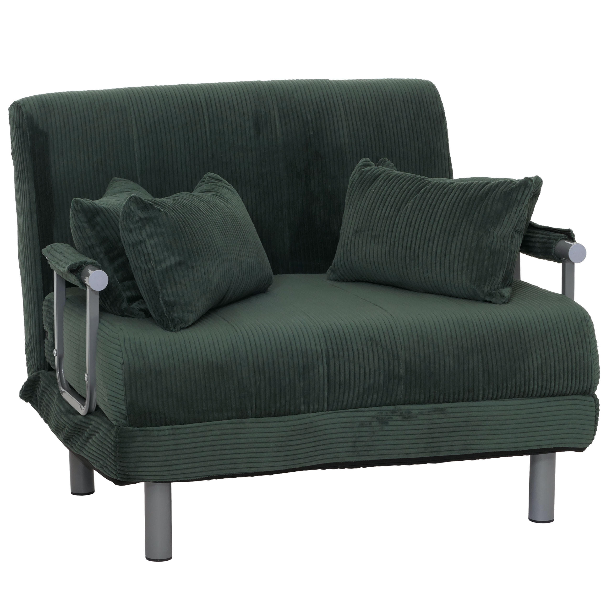 SCHLAFSESSEL Grün - Grün, Textil (105/80/190cm) - MCW