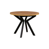 ESSTISCH Ikon 7, 100 cm, artisan - Eiche Artisan, Holz (100/100/78cm) - Leaf Design