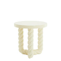 TISCH - Weiß - 46/46/46 cm - Weiß, Kunststoff (46/46/46cm) - Light & Living