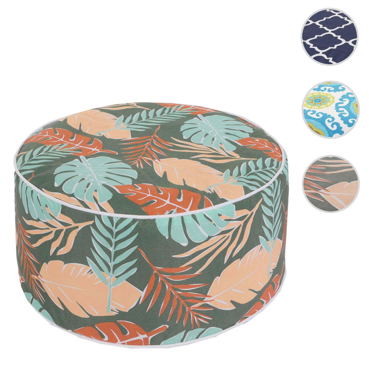 SITZHOCKER Mehrfarbig - Multicolor, Textil (55/29/55cm) - MCW