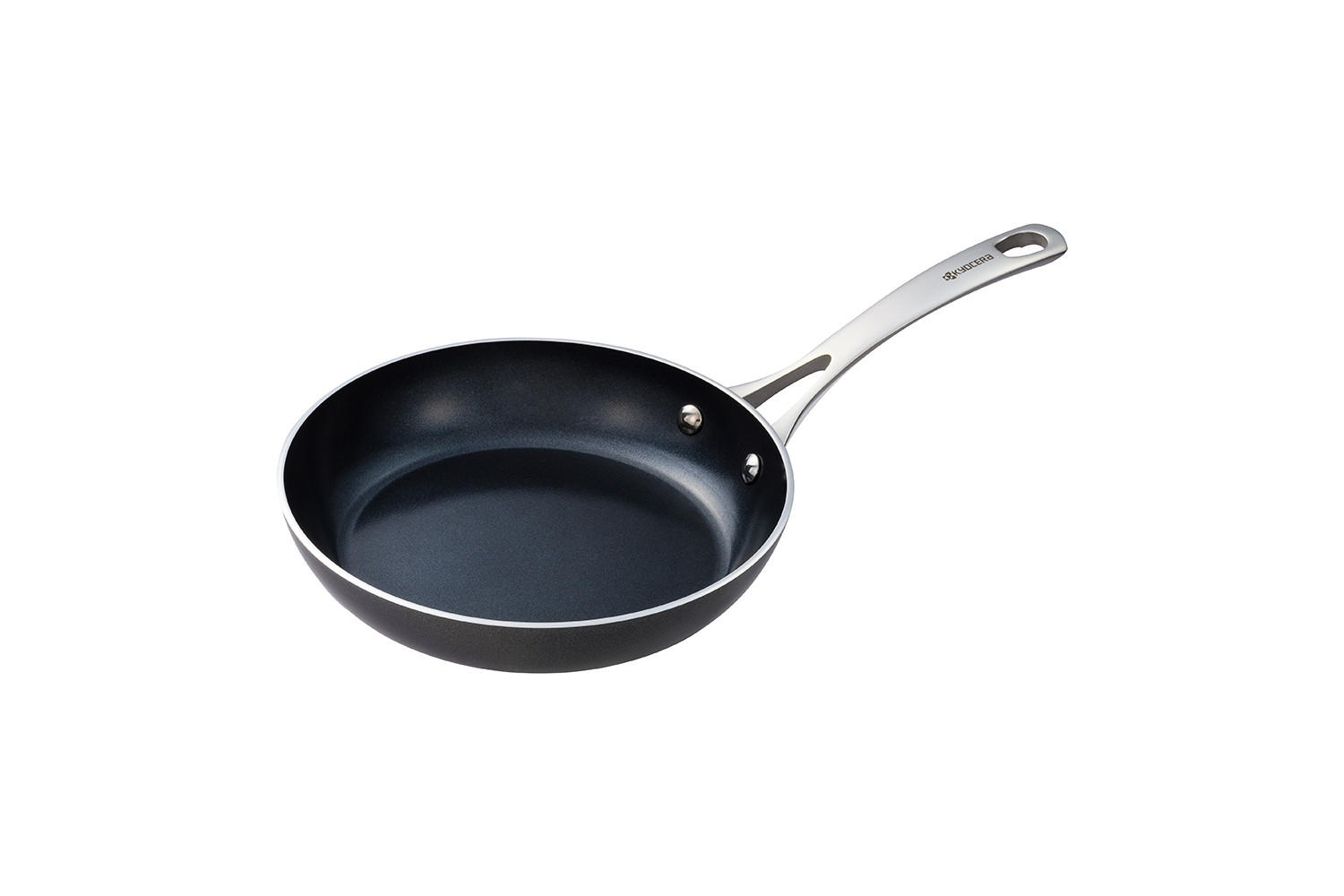 BRATPFANNE mit Keramikbeschichtung 20 cm, Edelstahlgriff - Anthrazit, Metall (20cm) - Kyocera