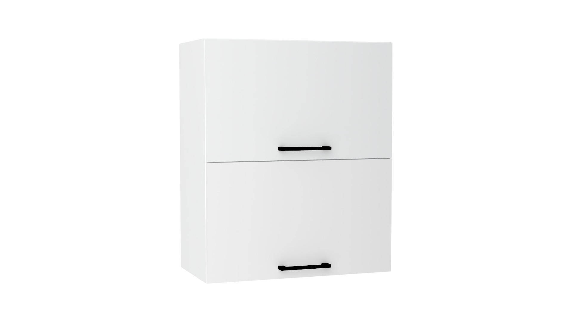HÄNGESCHRANK W60GRF/2 - Morvex - Hochwertige Küchen Optik - Weiß, Holz/Metall (60/72/30cm) - ROYAL24_MARKT