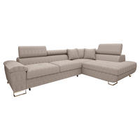 ECKSOFA Cotere Cord, Seite: Rechts - Sahara, Holz/Textil (270/202cm) - MIRJAN24