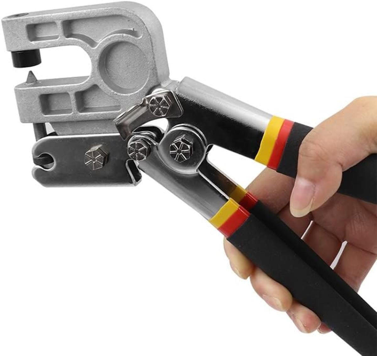 CRIMPZANGE – (0,4–0,5 mm), zum Stanzen von Montagelöchern - Schwarz, Metall (26.3/7.5/1.6cm) - DCA